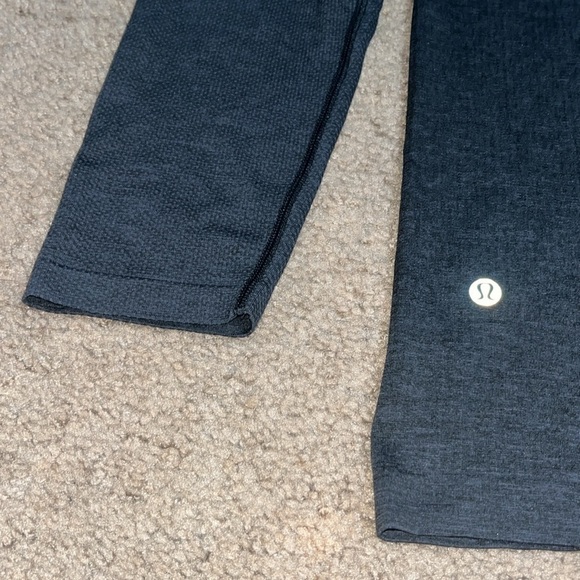 Lululemon Metal Vent Tech Half 1/2 Zip Jacket Deep Coal / Black XL - Picture 8 of 9